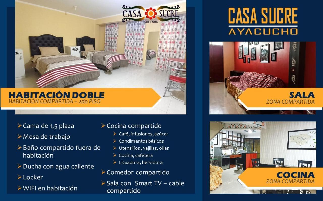 Casa Sucre Hostel Аякучо Екстериор снимка