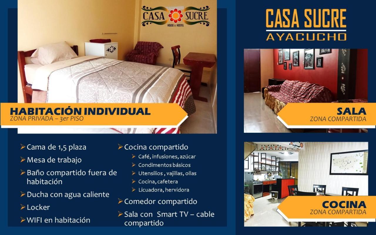 Casa Sucre Hostel Аякучо Екстериор снимка